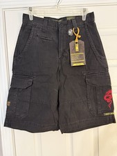 JNCO dragon twill cargo shorts Size 28 vintage 90s y2k skater raver New NWT DS