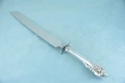 Wallace Grande Baroque Sterling 13" Hollow Handle Cake Bread Knife No Monogram
