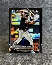 Gavin Kilen 2025 Bowman Draft Baseball 1st Chrome Black Refractor 01/10 #BDC-40