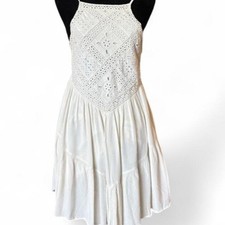American Eagle Eyelet Sundress Small