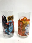 Vintage 1980 & 1977 Star Wars Limited Edition Glasses, Burger King/Coca-Cola