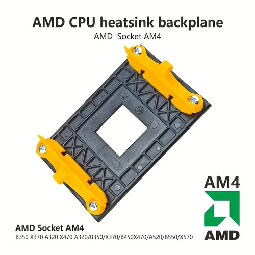 🔥AMD AM4 CPU Heatsink Backplate – Replacement Mounting Bracket for Ryzen AM4🆕