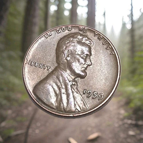 1959-P Lincoln Memorial Cent — photo from the most recent tracked eBay sale