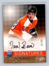 2008-09 Upper Deck Be a Player #S-BRI Daniel Briere AU /15 Philadelphia Flyers