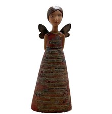DEMDACO Kelly Rae Roberts 2011 Friends Figure ~ Angel Figurine 9.25" tall