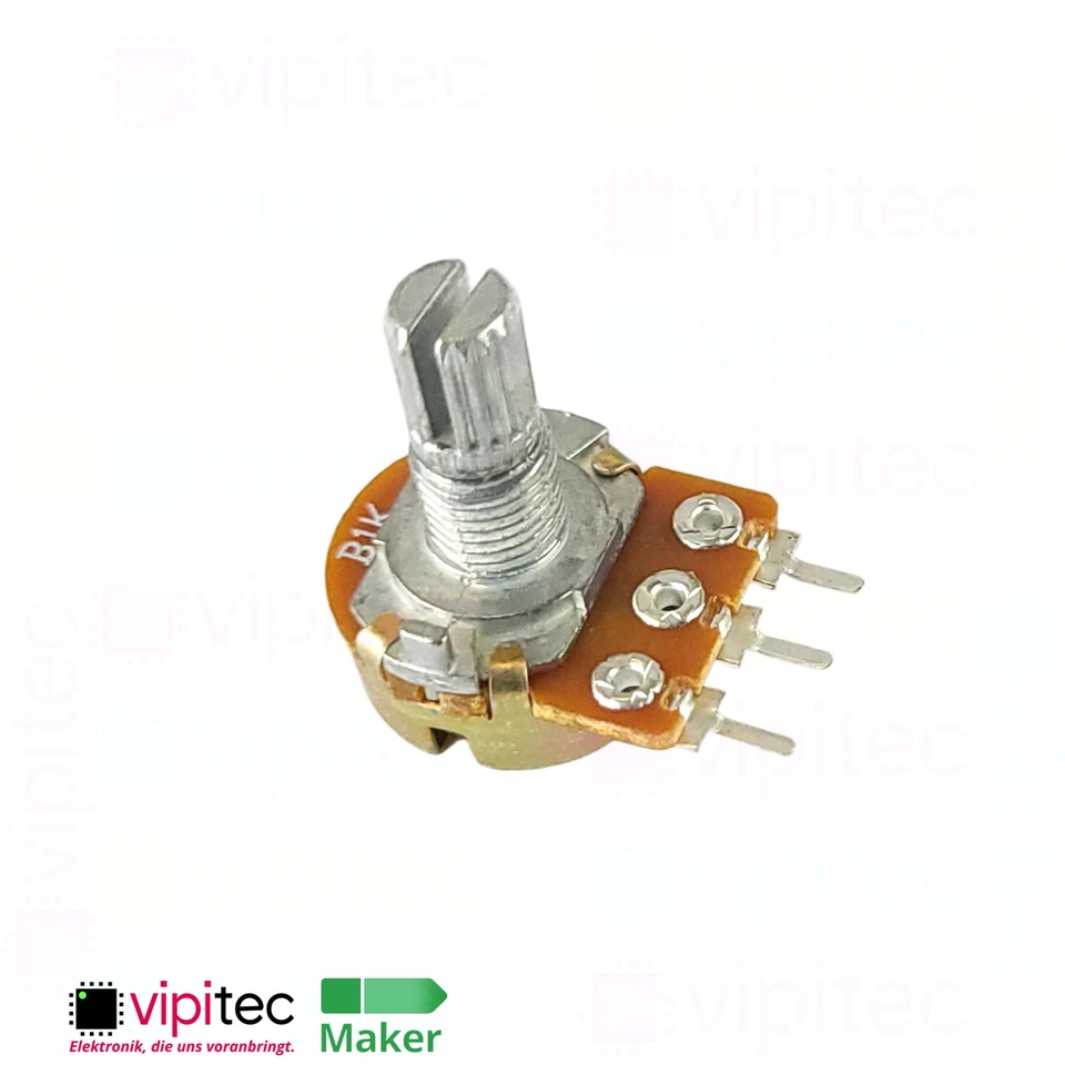 Potentiometer Linear Drehwiderstand Auswahl THT 6mm 125mW WH148 Poti Widerstand - Bild 4 von 4