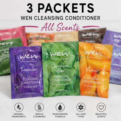 3x WEN by Chaz Dean Hair Cleansing Conditioner 2oz   Pick Your Scent! FAST SHIPP