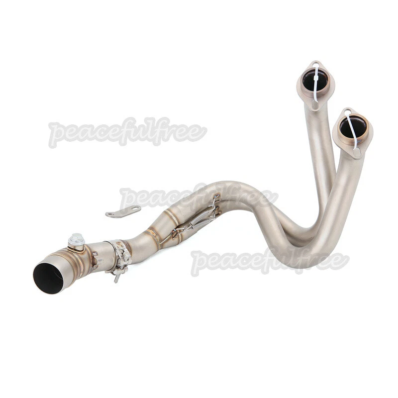 Silenciador tubo medio delantero escape completo 2" para Kawasaki Ninja 650 Z650 2012-2023 Foto 2 de 4
