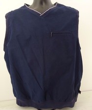 Vintage Ralph Lauren Polo Golf Vest Navy Blue Mens size XL