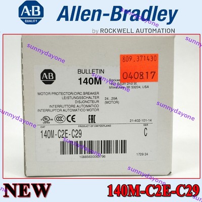NEW PLC 140M-C2E-C29 /C Motor Protection Circuit-Breaker Same Day Delivery