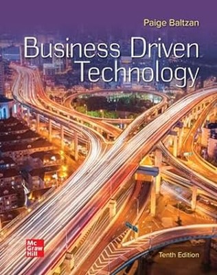 Loose-Leaf for Business Driven Technology Ringbound Paige Baltzan