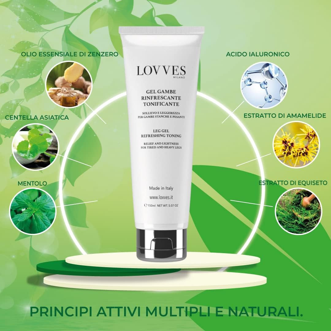 Gel Gambe E Piedi, Alta Cosmesi Naturale, Rinfrescante, Tonificante, Elimina Il  - 4