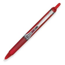 26064 Pilot Precise V5 RT Rollingball Pen, Ex Fine 0.5mm, Red, Pack of 1