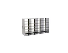 (6/Case) VWR SS Upright Freezer Racks 4x6 for 2” Boxes Side Access 76027-796