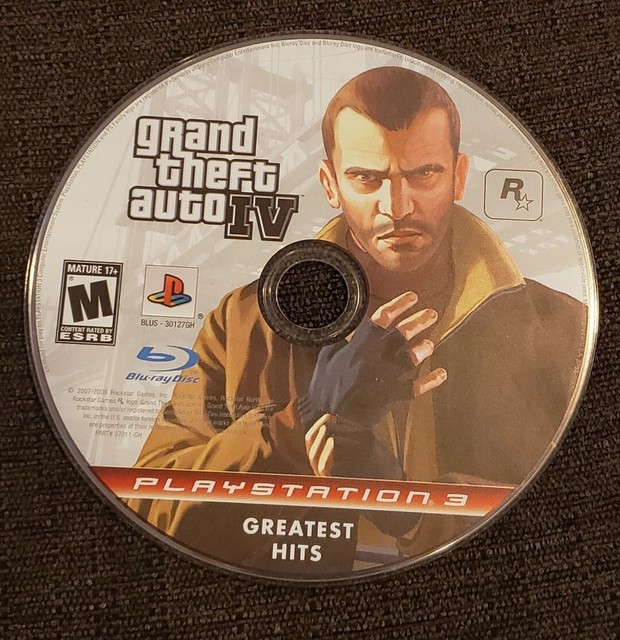 GRAND THEFT AUTO IV Playstation 3 PS3 (DISC ONLY ) eBay