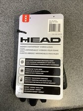 HEAD Women  s Waterproof Hybrid Gloves Size Medium, Black M17A