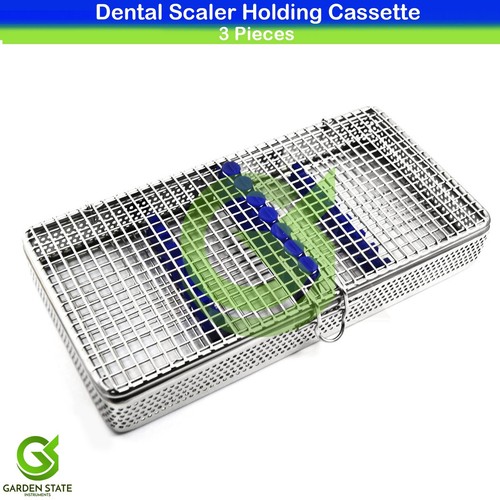 Dental 7 Scaler Holding Mesh Cassette Tray Organizer Rack Basket Autoclavable - Picture 2 of 3