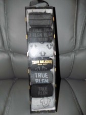 True Religion Crew Socks 7 Pack Gift Box Socks Size 10-13 Shoe Size 6-12.5 Men's