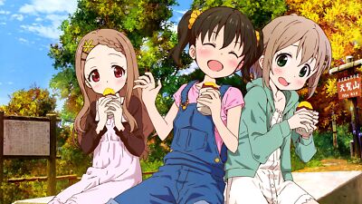 Anime girls blushing loli yama no Playmat Game Mat Desk