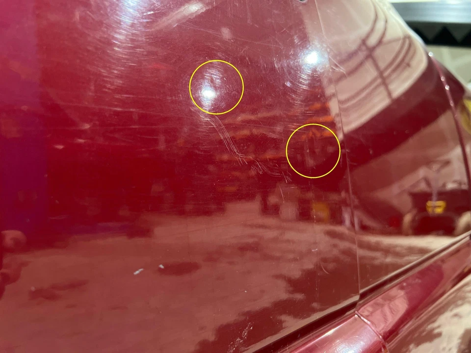 98-04 Chevy S10 Driver LH Front Dark Cherry Red-94U Manual Door Shell Foto 2 de 4