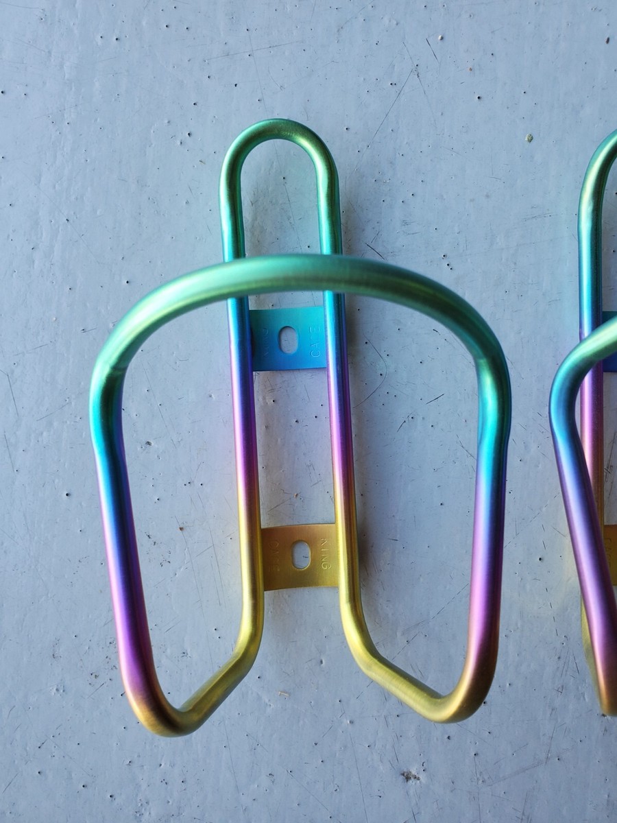 2 King Cage Titanium Bottle Cage Custom Anodized By Agave Anodizing | eBay