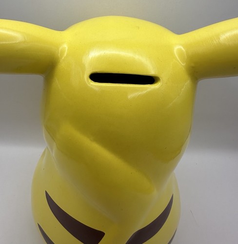 Pikachu Nintendo Pokémon Ceramic Coin Piggy Bank Fab NY 2017 No Plug - Bild 6 von 13