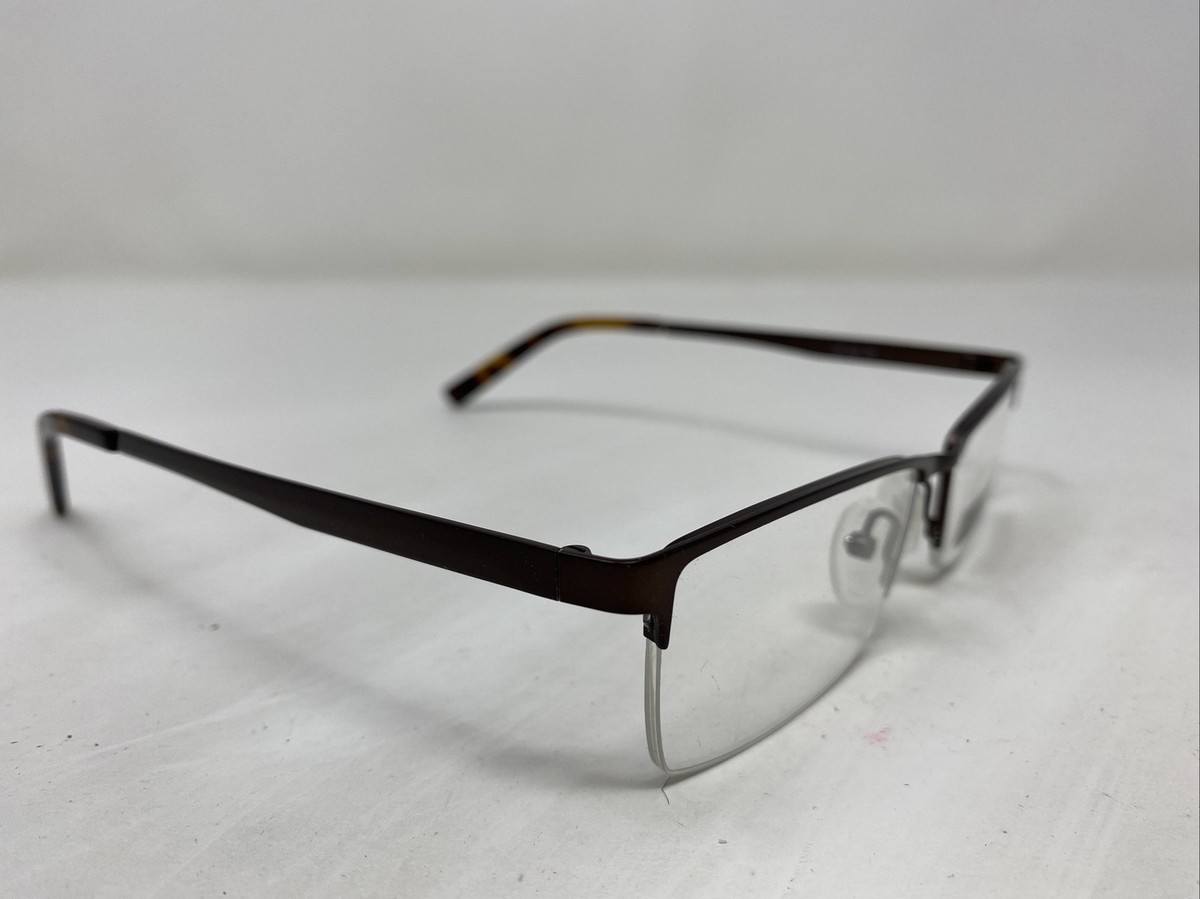 Structure SR 1023 BROWN 52-18-145 Metal Half Rim Eyeglasses 