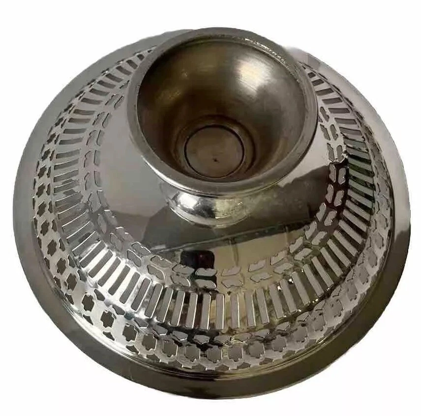 Plato de compota - excelente estado - plato de servir todo uso plateado Foto 3 de 4