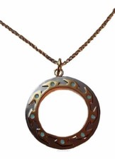 Xena Warrior Princess TV Series Chakram Metal Pendant Necklace