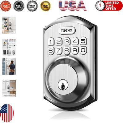 Advanced Keyless Entry Door Lock with One-time Access & Anti-Peeping Feature