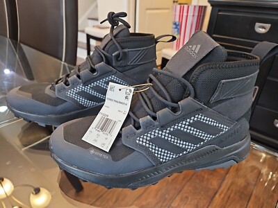 adidas Terrex Trailmaker Mid GTX 'Black Dark Solid Grey' FY2229 Size 7 Gore-tex