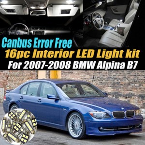 Details About 16pc Canbus Error Free Car Interior Led White Light Kit For 2007 2008 Alpina B7