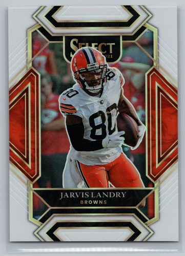 2021 Panini Select Jarvis Landry White Prizm #/35 #210