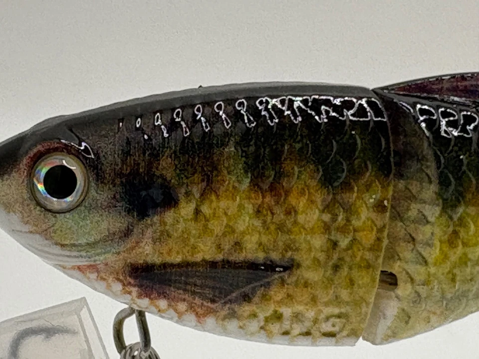 TYG Silencer Junior Bluegill Glide приманка для плавания приманка укус размер жабры 3 дюйма НОВАЯ - Изображение 2 из 4