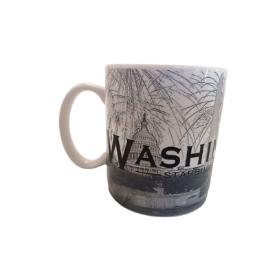 Washington DC Large Starbucks Skyline Series Coffee Cup Mug Vtg 4.25" x 4"  | eBay