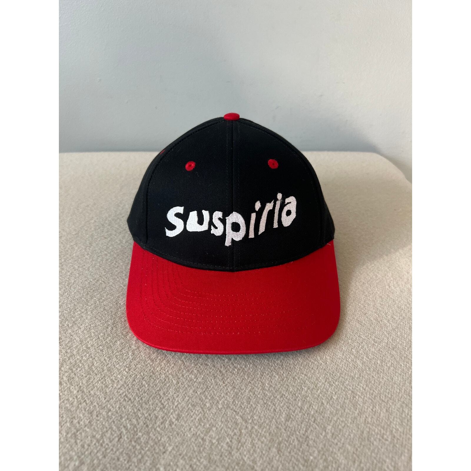 Online Ceramics Suspiria Logo Embroidered Black Baseball Cap New-image