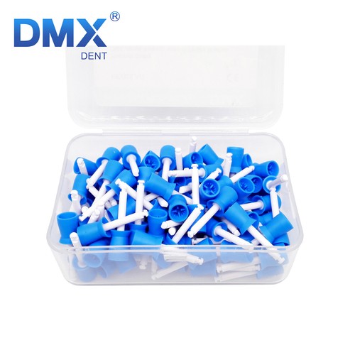 DMXDENT 500Pcs Dental Prophy Cup Rubber Polisher Brush Polishing Latch Type Bowl - Picture 2 of 5