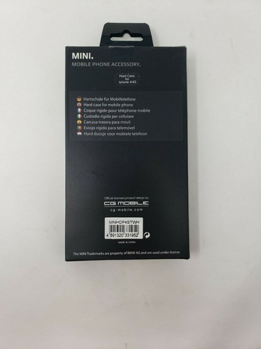 Mini Cooper BMW Hartschale Streifen Racing Cover für iPhone 4 4s schwarz weiß Vintage - Bild 2 von 12