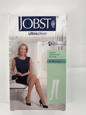 Jobst Support Compression Stocking 8-15mmhg* Black Large Thigh