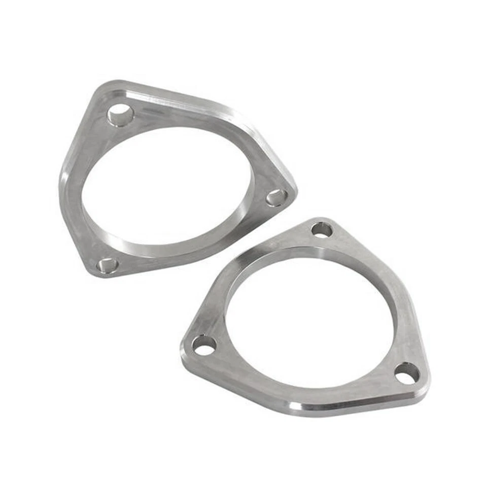 Universal 2.5" 63mm Stainless Steel 3 Bolt Gasket Exhaust Flange Plate Kits Set - image 4 of 4
