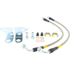 StopTech 950.61021 Rear Braided Stainless Brake Line Kit for 15-17 Ford Mustang