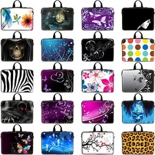 17 inch Neoprene Laptop Sleeve w/ Hidden Handle Fits for 17"-17.3" ASUS Dell HP