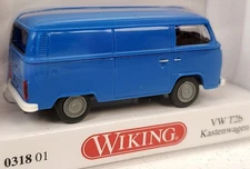 WIKING NEW HO 1/87 Scale Volkswagen VW T2b Panel Van in Blue Finish