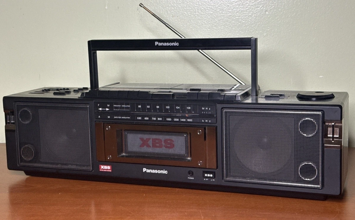 Panasonic Black Portable Boomboxes | Updated Sep 2026