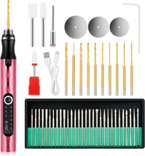Electric Engraving Pen, Cordless Engraver Tool with 47 Bits, for Light Etching o