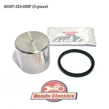 Honda CB500 CB550F Front Brake Caliper Piston Stainless & Seal. 45107-323-020P