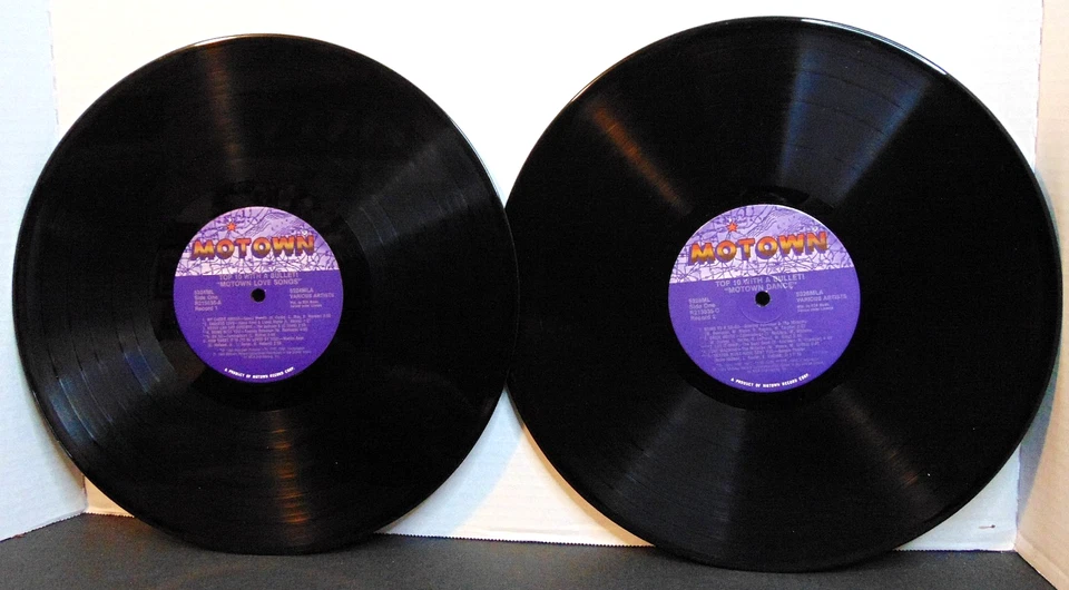 Motown Love Songs / Motown Dance! -1984 Motown Soul Funk  2x Vinyl LP Record EX+ - Image 3 of 4