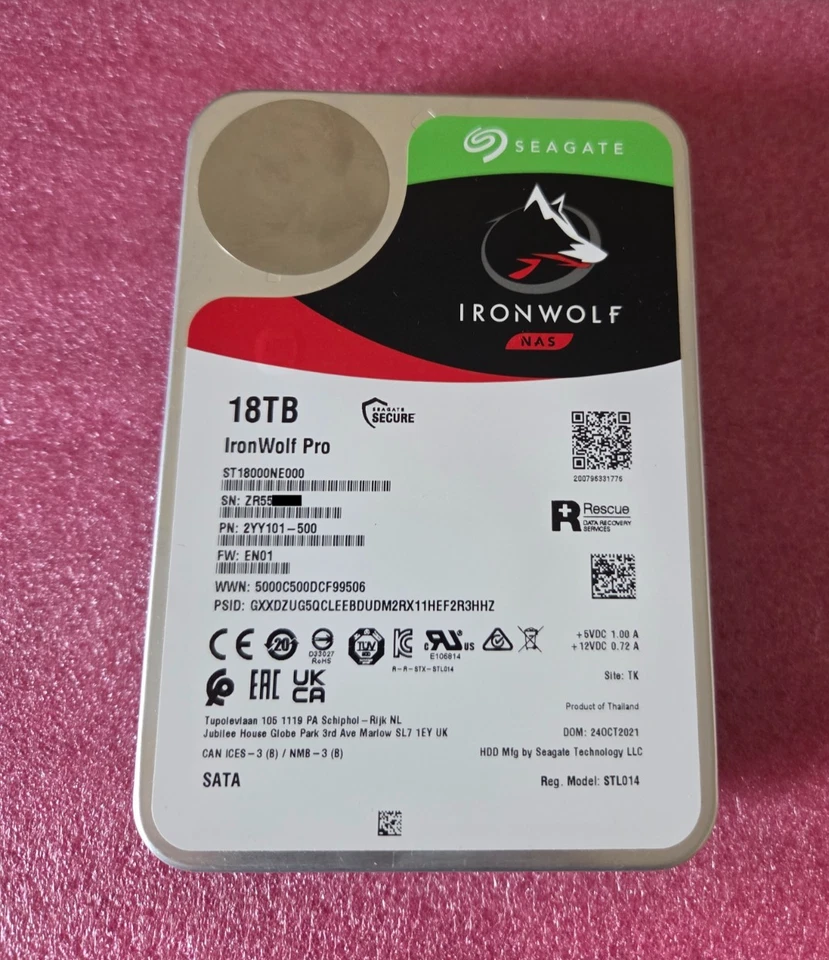 Seagate IronWolf Pro 18TB Hard Disk Drive