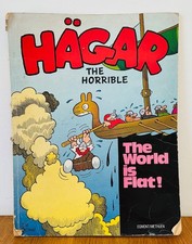 VINTAGE 1978 HAGAR THE HORRIBLE THE WORLD IS FLAT! COMIC BOOK RARE COLLECT