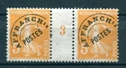France Preo-Michel 140V Pair with Print Year (Yvert 50 mil. 3) unused*/MH